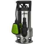 Vito - pompe de relevage eaux uses 1100w corps inox pompe immerge egouts caves