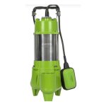 Vito - pompe de relevage eaux uses 1100w egouts caves acier inoxydable