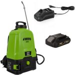 Vito - pulvrisateur  batterie 20v - 16l 5bar + batterie lithium 2ah + chargeur vgetaux jardin toitures ...