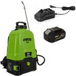 Vito - pulvrisateur  batterie 20v - 16l 5bar + batterie lithium 4ah + chargeur vgetaux jardin toitures ...