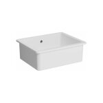 Evier c�ramique blanc vitra arkitekt 1 bac