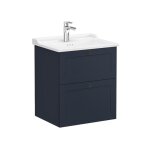 Meuble de salle de bain avec lavabo root 60x67x46 cm bleu mat (rootc60bintc) - vitra
