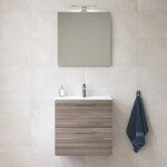 Vitra ? ensemble de meubles de salle de bain avec meuble pr�assembl� 59x61x39, 5 cm ? lavabo en c�ramique ...