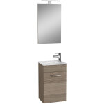 Vitra - mia ensemble meuble 39x61x28 cm avec miroir, lavabo et �clairage led, cordoba (miaset40c)