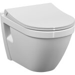 Vitra pack wc s50 suspendu sans bride, abattant déclipsable à fermeture douce, charnières inox Vitra pack wc s50 suspendu sans bride, abattant déclipsable à fermeture douce, charnières inox