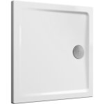 Vitra - receveur de douche c�ramique cascade ultra - plat blanc brillant 90x90 cm