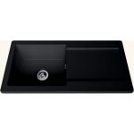 Vitra - vier c�ramique noir mat arkitekt 1 grand bac 1 �gouttoir