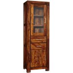 Vitrine 60x40 palissandre laqu� life honey metro life 106