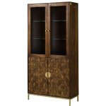 Vitrine 98, 5x40 manguier huil� brun diamond 215