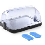 Vitrine alimentaire r�frig�r�e avec inserts 44x32x20, 5cm hendi 871805