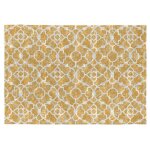 Vivabita - tapis de salon plat design en coton nicosia jaune 120x170 Vivabita - tapis de salon plat design en coton nicosia jaune 120x170