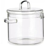 Vivalto casserole verre borosilicat� transparent 1800 ml