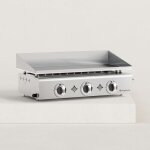 Vivaplancha - plancha gaz pimientos 3 feux inox