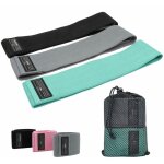 Vivezen - lot de 3 lastiques de rsistance pour musculation, fitness, pilates - turquoise, gris, noir ...