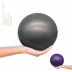 Ballon de fitness, pilates, gymnastique, yoga antidérapant - diam 25 cm - gris vivezen Ballon de fitness, pilates, gymnastique, yoga antidérapant - diam 25 cm - gris vivezen