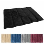 Bouillotte, coussin chauffant 45 x 30 cm pour le dos ou autres parties du corps - noir vivezen