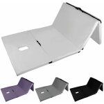 Vivezen - matelas de massage pliant avec housse de transport - 200 x 90 x 5 cm - blanc