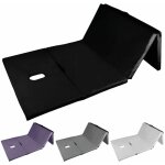 Vivezen - matelas de massage pliant avec housse de transport - 200 x 90 x 5 cm - noir