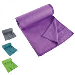 Serviette de yoga 63 x 180 cm antidrapante - violet vivezen
