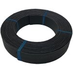 Vivol - bordure eco edge en rouleau - noir - 1000 x 14 x 0, 7 cm - 100% plastique recycl�