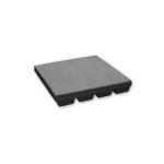 Dalle en caoutchouc 45 mm - 50 x 50 cm - gris Dalle en caoutchouc 45 mm - 50 x 50 cm - gris