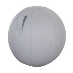 Vivol - siège ballon ergonomique - 65 cm - gris clair Vivol - siège ballon ergonomique - 65 cm - gris clair