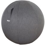 Vivol - sige ballon ergonomique - 75 cm - gris