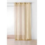 Linder - voilage design dor� - 150x240cm - dor�