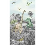 Ag art - voilage dinosaures en noir et blanc - 1 pièce - l 140 cm x h 245 cm Ag art - voilage dinosaures en noir et blanc - 1 pièce - l 140 cm x h 245 cm