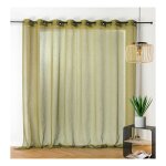 Voilage kaolin grande largeur - 300x250cm - vert kaki Voilage kaolin grande largeur - 300x250cm - vert kaki