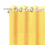 Soleil d ocre - voilage � oeillets 135x250 cm alix jaune radieux, par soleil d'ocre