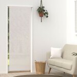 Soleil d ocre - voilage lin pour porte fentre 70x200 cm linen blanc, par soleil d'ocre