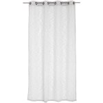 Voilage tamisant  l'aspect lin blanc 140x240 cm