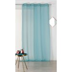 Voilage uni � oeillets 'kate' bleu ciel 140x240 cm