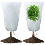 Voile d'hivernage, housse hivernage pour plantes 2 pcs sac de protection contre le gel des d'hiver non ...