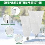 Voile d'hivernage plante, housse de protection pour plantes, housse d'hivernage arbre, voile hivernage ...