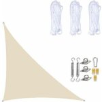 Voile d'ombrage imperm�able 3� 4 �5 m�tres, triangle droit, toile d'ombrage de protection solaire avec ...