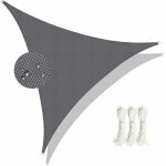Voile d'ombrage imperm�able triangle, toile ombrage une protection des rayons uv � 95%, voile ombrage ...