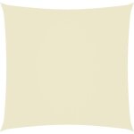 Bonnevie - voile d'ombrage voile de parasol - toile d'ombrage tissu oxford carr� 3x3 m cr�me bv894457 ...