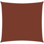 Bonnevie - voile d'ombrage voile de parasol - toile d'ombrage tissu oxford carr� 4x4 m terre cuite bv726547 ...