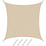 Amanka - voile d'ombrage en pe - hd toile carr�e de jardin 3x3m pour faire ombre couverture respirant ...