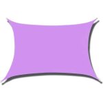 Voile d'ombrage rectangulaire voile ombrage 2 x 3m impermable, protection 98% uv avec coupe vent respirant, ...