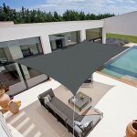 Sunny inch � - voile d'ombrage rectangulaire 280g / m� - 3 x 2 m - haute densit� r�sistante au vent - ...