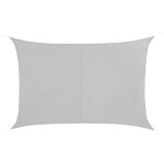 Voile d'ombrage rectangulaire curacao blanc 3x2m en polyester - hesp�ride, protection solaire ext�rieure, ...