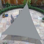 Litreve - voile d'ombrage triangulaire 3 x 3 x 3m toile ombrage une protection des rayons uv pour extérieur, ... Litreve - voile d'ombrage triangulaire 3 x 3 x 3m toile ombrage une protection des rayons uv pour extérieur, ...