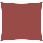 Voile de parasol tissu oxford carr� 2x2 m terre cuite