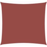 Voile de parasol tissu oxford carr� 3x3 m terre cuite