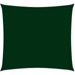 Voile toile d'ombrage parasol tissu oxford carré 3, 6 x 3, 6 m vert foncé Voile toile d'ombrage parasol tissu oxford carré 3, 6 x 3, 6 m vert foncé