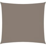 Voile toile d'ombrage parasol tissu oxford carré 3 x 3 m taupe Voile toile d'ombrage parasol tissu oxford carré 3 x 3 m taupe