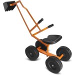 Goplus - voiture jouet pelle sable pour enfant 4 � 12 ans - si�ge pivotant � 360 degr�s - 2 bras et 4 ...